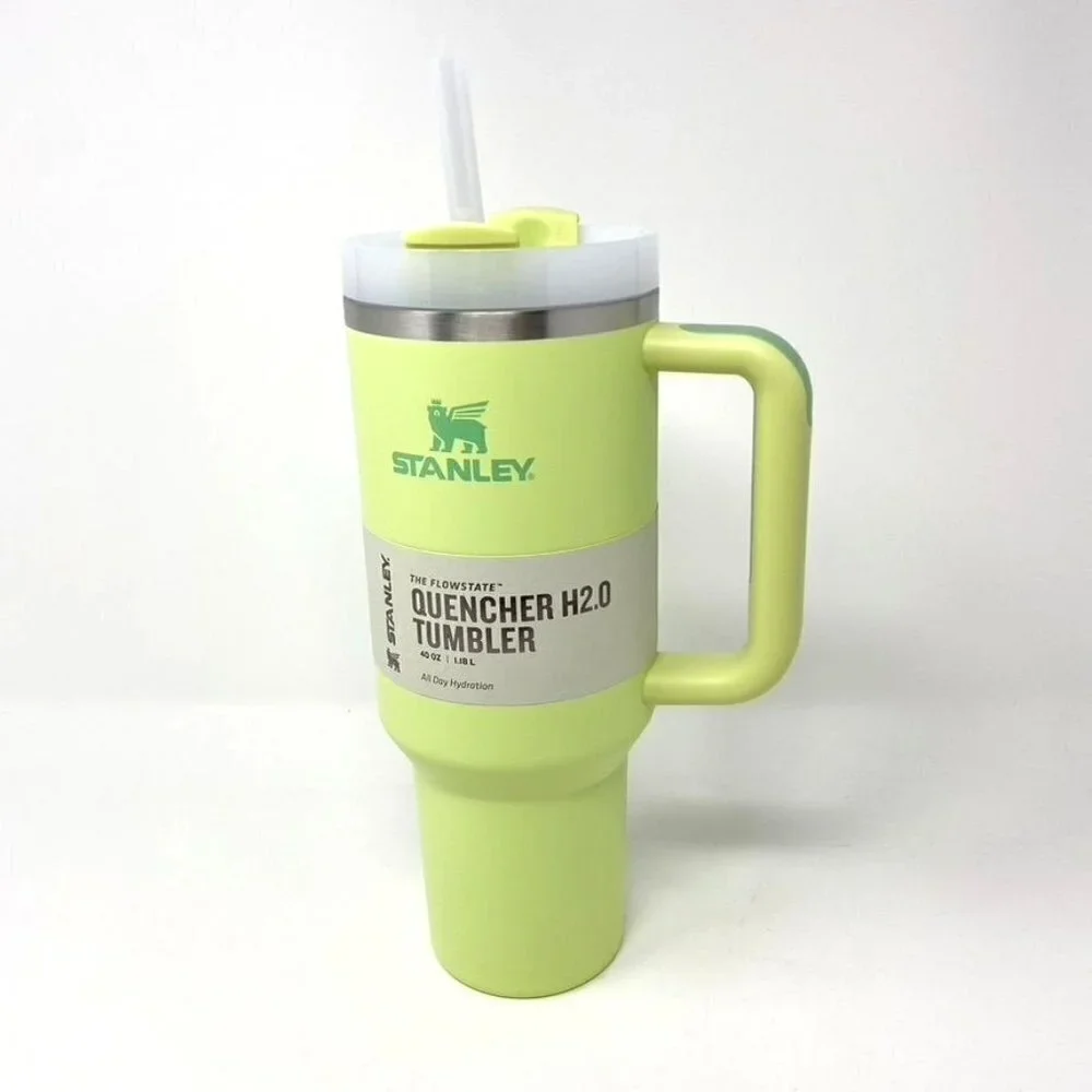 Stanley 40 oz Quencher H2.0 FlowState Tumbler Citron - Picture 2 of 6